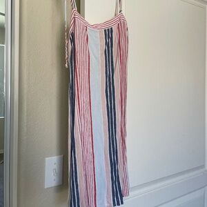 Red white and blue coverup dress